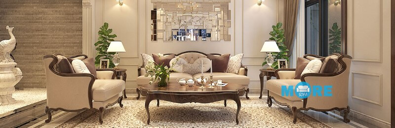 Sofa chung cư tân cổ điển Sofa chung cư tân cổ điển
