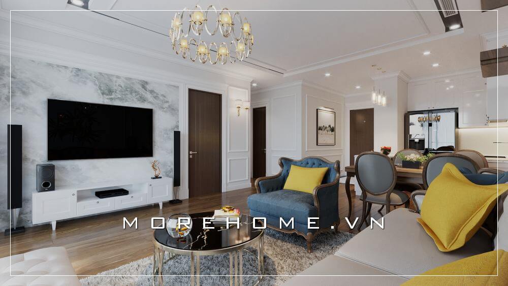 Sofa chung cư tân cổ điển Sofa chung cư tân cổ điển