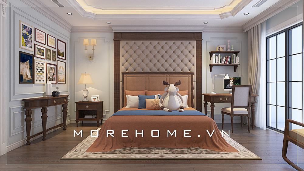 Khám phá các mẫu giường ngủ biệt thự hiện đại độc đáo và ấn tượng