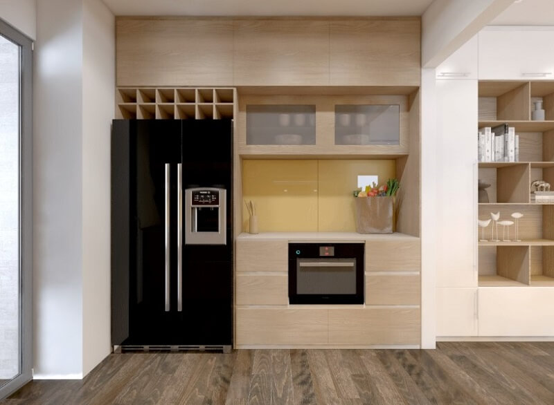 Mẫu thiết kế tủ bếp hiện đại cho căn bếp chung cư thêm phần sang trọng, đẳng cấp Thiết kế tủ bếp đẹp