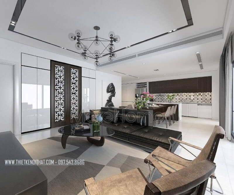 Thiết kế nội thất chung cư Impera Garden đẹp Mẫu nội thất chung cư hiện đại