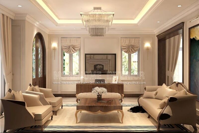 Sofa phòng khách biệt thự gỗ óc chó với độ chắc chắn cao, có khả năng chịu lực tốt và có khả năng uốn cong tốt, đây làm sản phẩm tuyệt vời dành cho gia chủ Mẫu sofa gỗ tự nhiên, gỗ óc chó đẹp