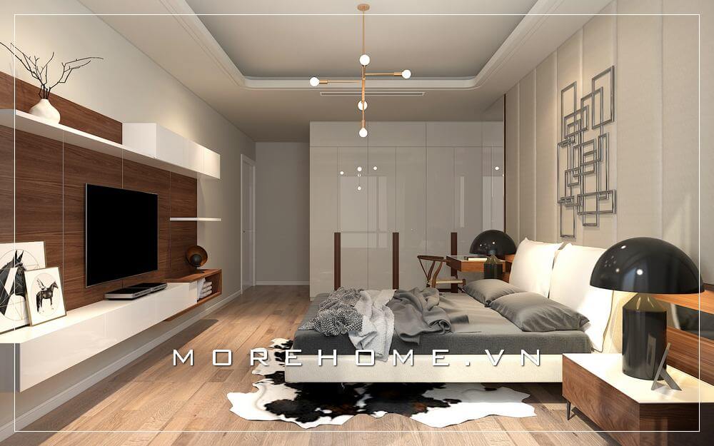 Tham khảo mẫu giường ngủ chung cư hiện đại độc đáo và cuốn hút