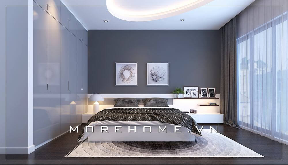 Giường ngủ chung cư hiện đại Giường ngủ chung cư hiện đại