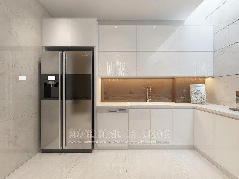 Sử dụng tủ bếp Acrylic là phương pháp giúp tối ưu và tiết kiêm không gian một cách tốt nhất và hiệu quả nhất mà vẫn đảm bảo tính thẩm mỹ cho ngôi nhà của bạn. Thiết kế và sản xuất tủ bếp đẹp