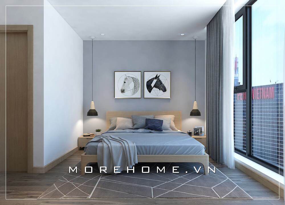 Giường ngủ chung cư gỗ công nghiệp Giường ngủ chung cư gỗ công nghiệp