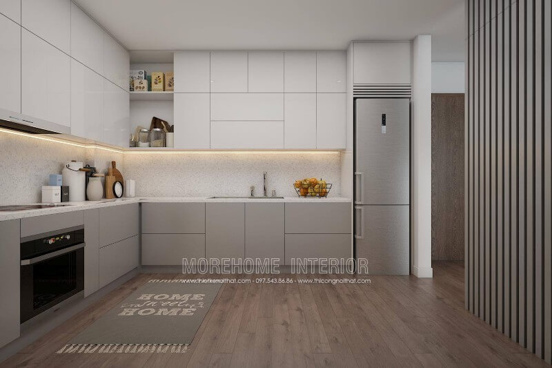 Nội thất căn bếp gọn gàng, thuận tiện cho công việc nấu nướng Thiết kế phòng bếp, tủ bếp đẹp
