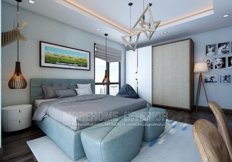 Giường ngủ bọc da Giường ngủ bọc da