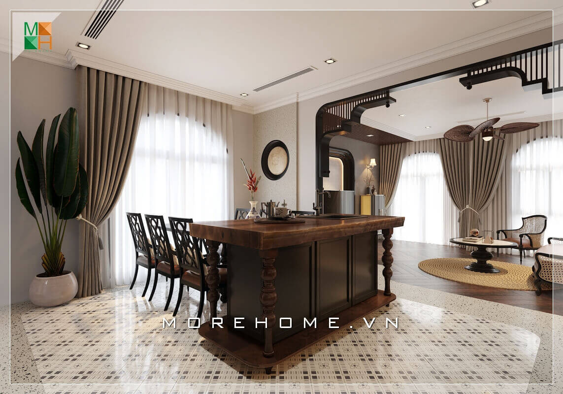 Chiêm ngưỡng mẫu trang trí phòng ăn biệt thự đẹp đặc biệt nhất