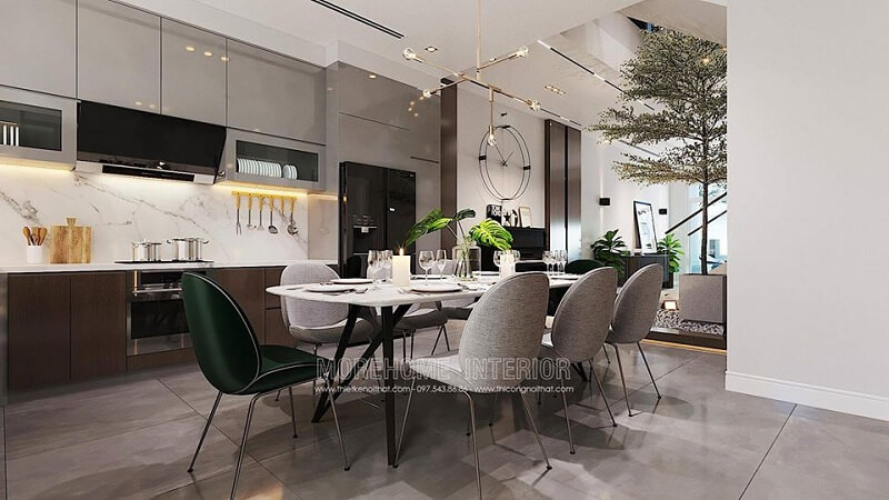 Hệ tủ bếp gỗ cao cấp mang đến vẻ đẹp đẳng cấp cho không gian sống gia chủ. Thiết kế và sản xuất tủ bếp đẹp