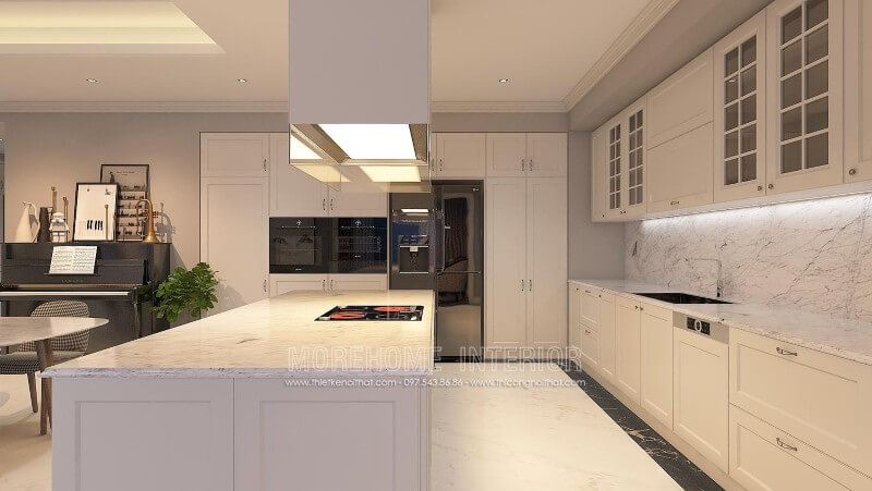 Mẫu tủ bếp chữ i hiện đại được yêu thích nhất hiện nay Tủ bếp hiện đại đẹp