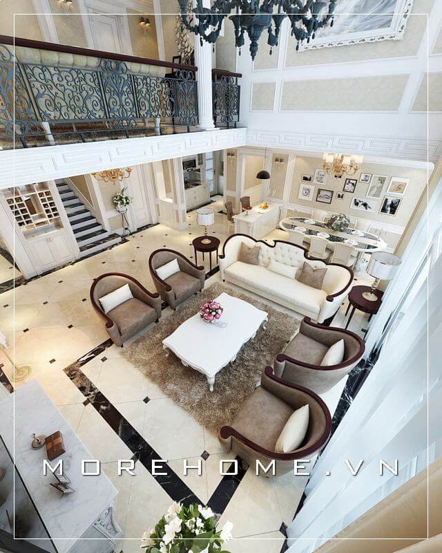 Sofa chung cư tân cổ điển Sofa chung cư tân cổ điển