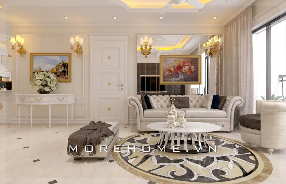 Sofa chung cư tân cổ điển Sofa chung cư tân cổ điển
