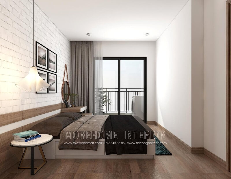 Giường ngủ chung cư gỗ công nghiệp Giường ngủ chung cư gỗ công nghiệp