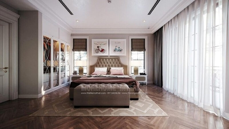 Giường ngủ biệt thự Giường ngủ biệt thự