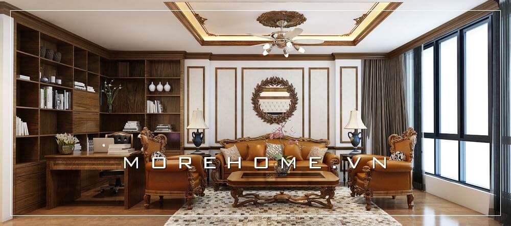 Sofa màu nâu Sofa màu nâu