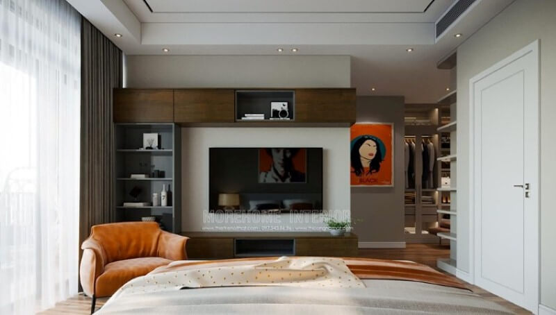 Kệ tvi đẹp cho phòng ngủ hiện đại thiết kế chung cư