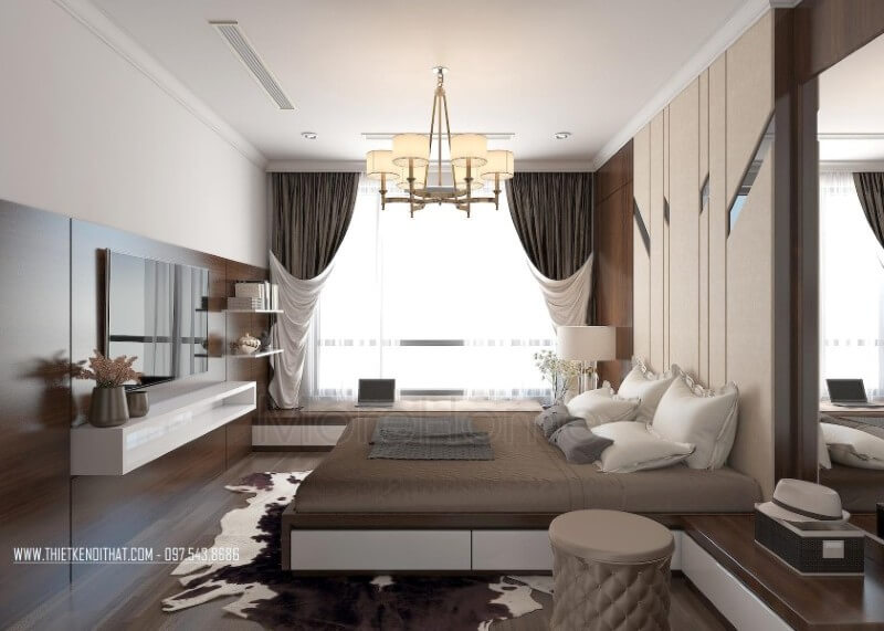 Giường ngủ chung cư gỗ công nghiệp Giường ngủ chung cư gỗ công nghiệp