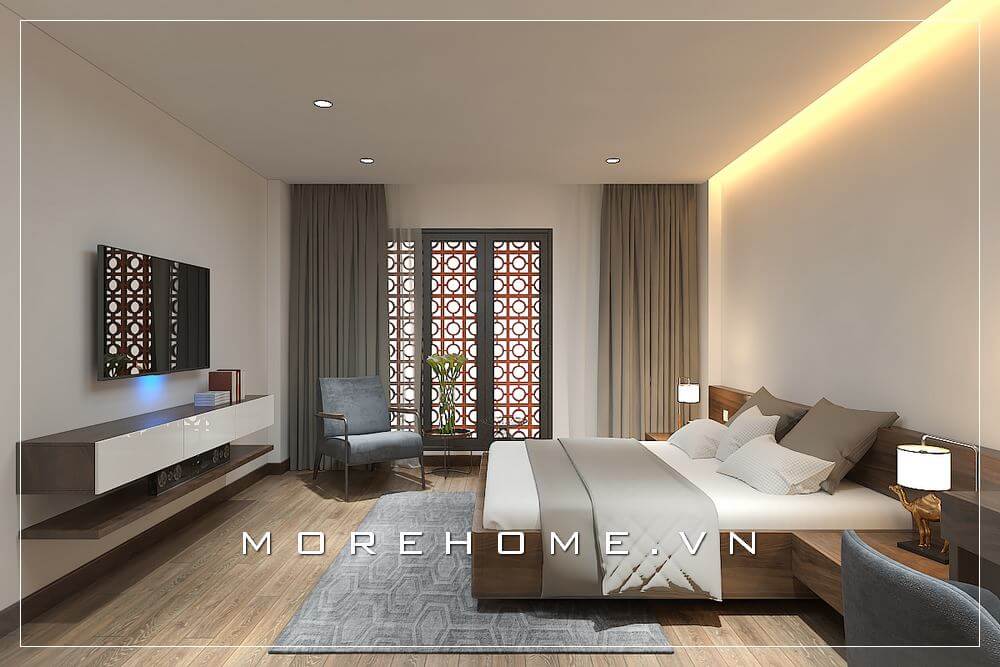 Tham khảo các mẫu giường ngủ chung cư hiện đại sang trọng