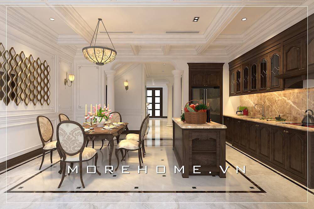 Thiết kế nội thất biệt thự trọn gói đẹp ấn tượng - Nội thất Morehome