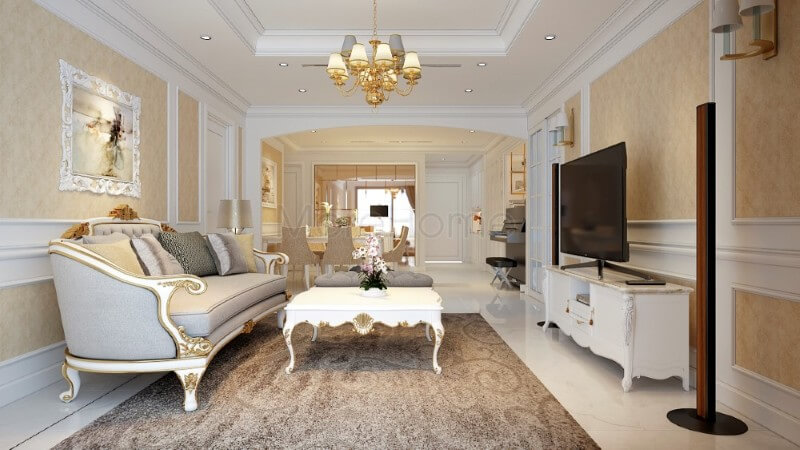 Sofa biệt thự tân cổ điển Sofa biệt thự tân cổ điển