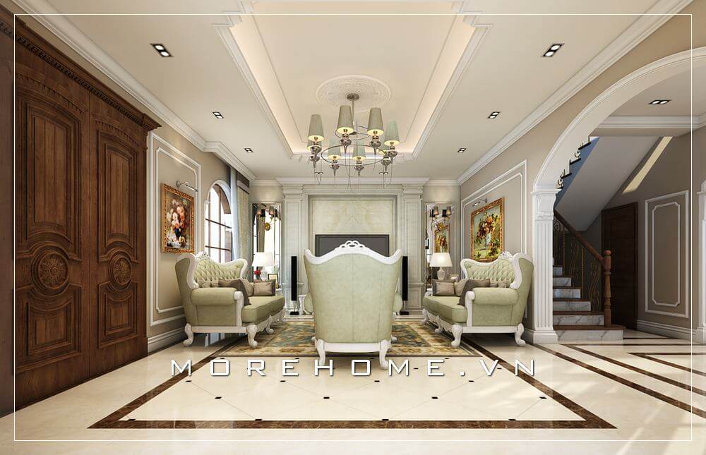 Sofa biệt thự tân cổ điển Sofa biệt thự tân cổ điển