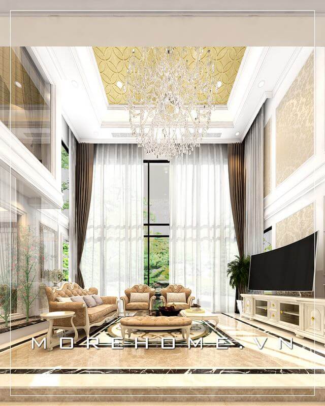 Sofa biệt thự tân cổ điển Sofa biệt thự tân cổ điển