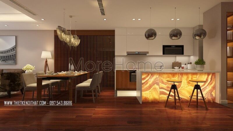 Bộ bàn ăn đẹp mang lại cho gia chủ những bữa cơm ngon miệng và ấm áp hơn