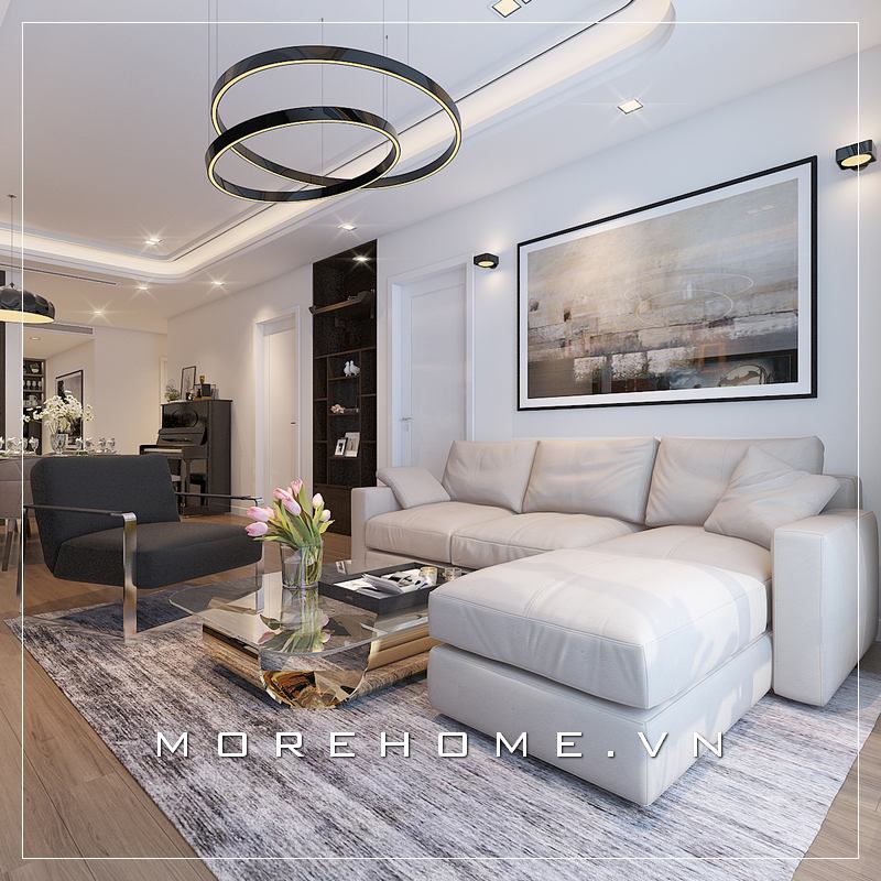 20 thiết kế phòng khách chung cư mang tính thẩm mỹ cao