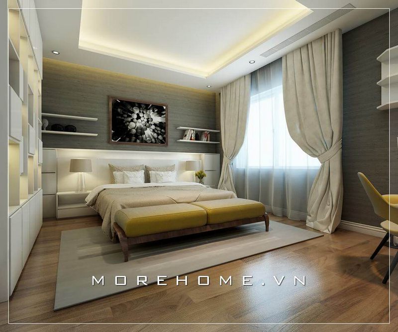 Ấn tượng 15 mẫu trang trí giường ngủ căn hộ, nhà phố, biệt thự đa phong cách 