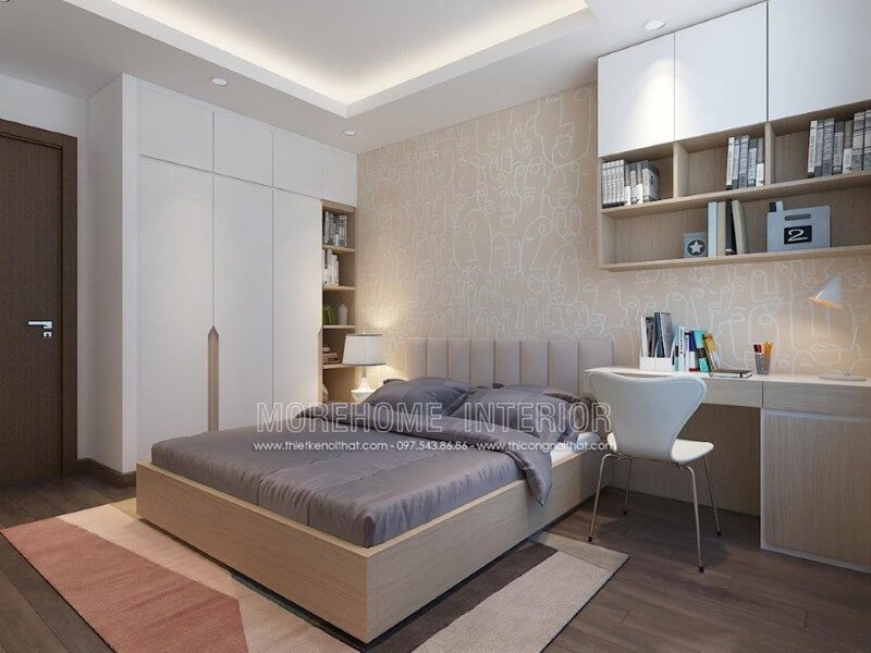 Ngắm nhìn 18 mẫu sắp xếp giường ngủ tiện nghi cho không gian sống của gia đình