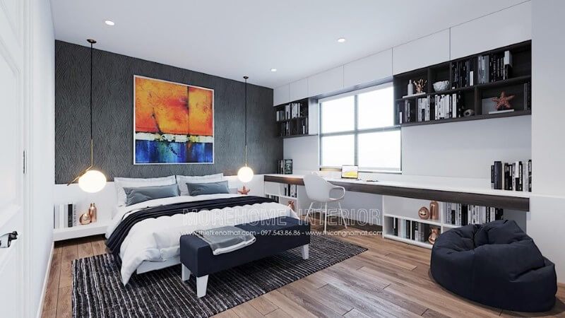 Thiết kế nội thất phòng ngủ của trẻ năng động