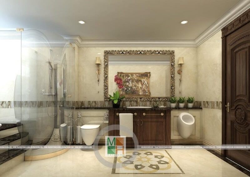 Sử dụng kính cường lực trong suốt cho phòng tắm thêm sang trọng và đẳng cấp