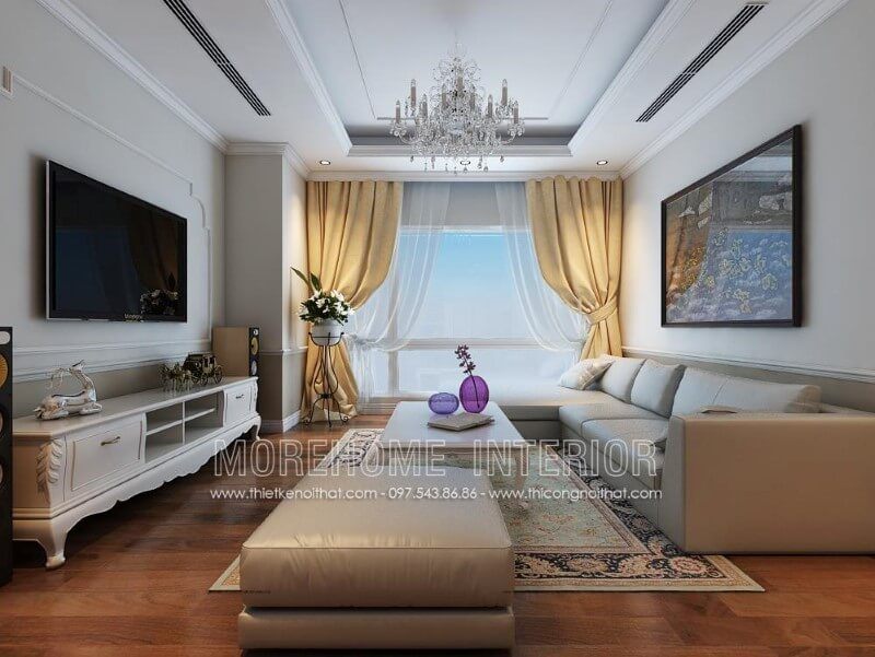 Thiết kế, sản xuất Sofa hiện đại MS-010 bọc da màu ghi đẹp, tiện lợi cho phòng khách chung cư