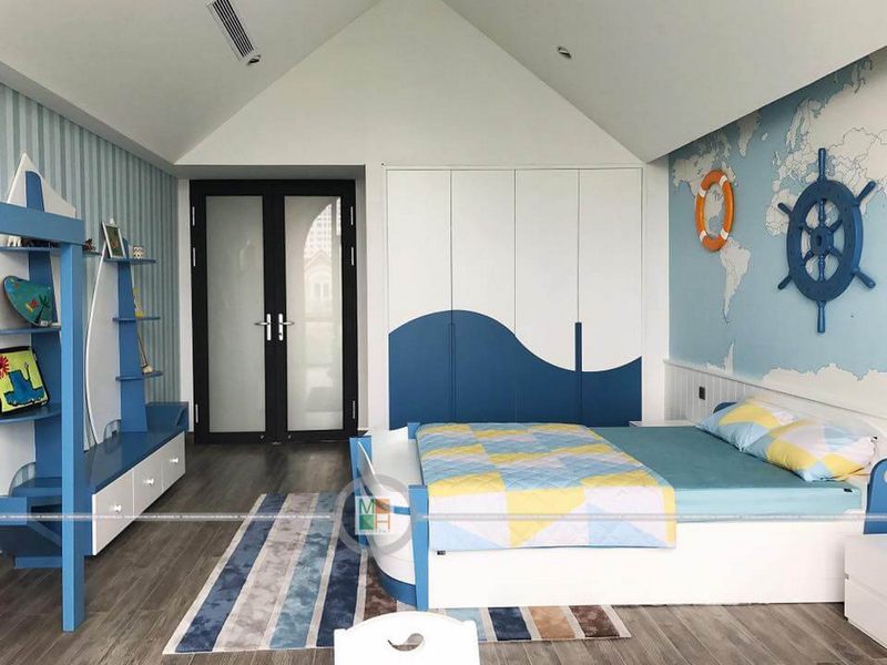 Tủ áo cho bé trai mẫu MH02