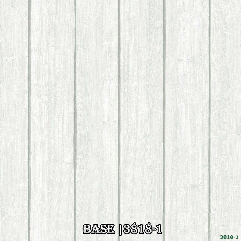 Một không gian giản dị mộc mạc với mẫu giấy dán tường giả gỗ màu trắng 3818-1.