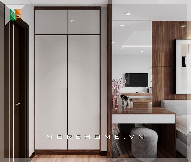 Ấn tượng mẫu thiết kế nội thất phòng ngủ chung cư, nhà phố hiện đại.