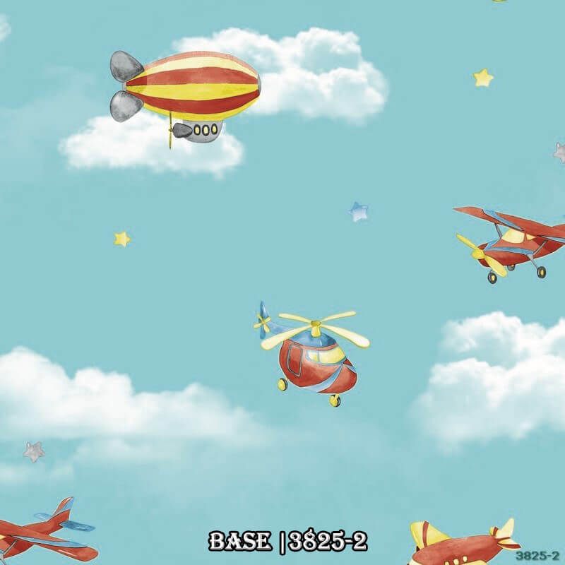 Mẫu giấy dán tường trẻ em 3825-2.