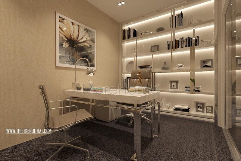 Mẫu thiết kế văn phòng làm việc đep được ưa chuộng tại MoreHome