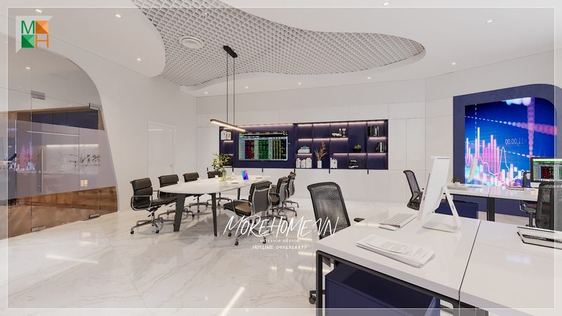 Không gian được phân chia sắp xếp theo từng khu vực phù hợp với mục đích sử dụng mang tới sự gọn gàng ngăn nắp