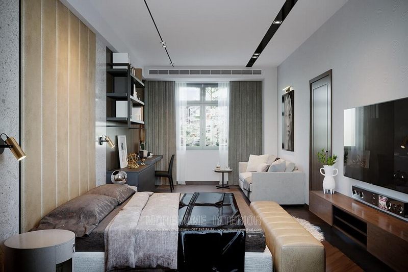 Kệ tivi gỗ hiện đại cho phòng ngủ