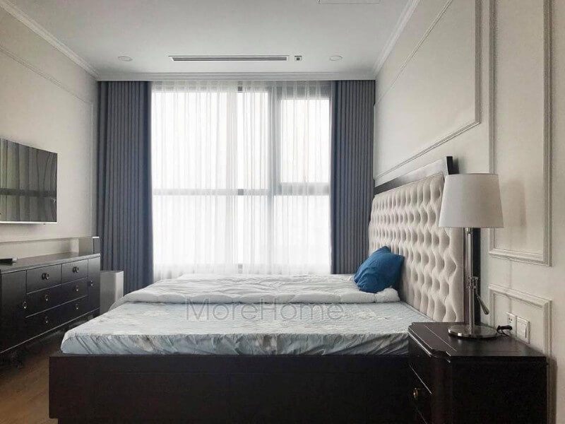 Thi công nội thất phòng ngủ chung cư cao cấp phong cách tân cổ điển sang trọng