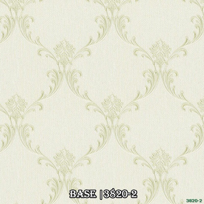 Giấy dán tường có màu vàng cổ điển 3820-2.