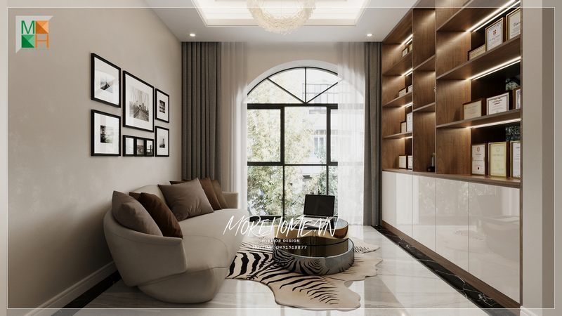 Bàn trà là nơi gia chủ thưởng thức trà và chào đón những vị khách khi đến thăm quan.